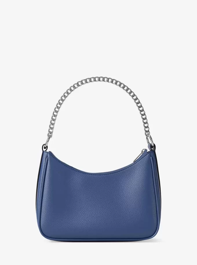 Jet Set Große, wandelbare Crossbody-Tasche aus genarbtem Leder