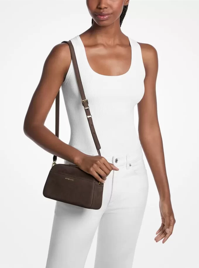 Jet Set Kleine Nubuk-Kamera-Umhängetasche Jet Set Kleine Nubuk-Kamera-Umhängetasche