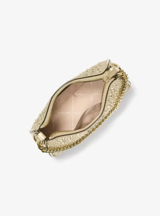 Jet Set Kleine verzierte wandelbare Umhängetasche