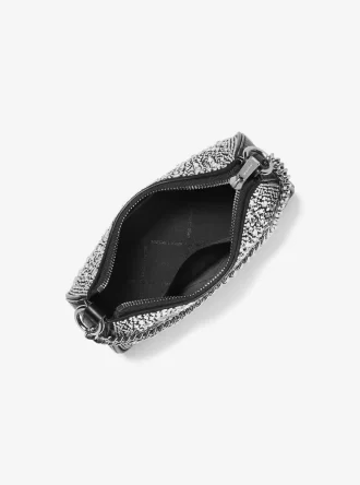 Jet Set Kleine verzierte wandelbare Umhängetasche