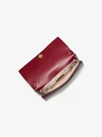Jet Set Medium Leder-Clutch