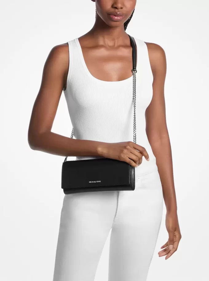 Jet Set Medium Leder-Clutch Jet Set Medium Leder-Clutch