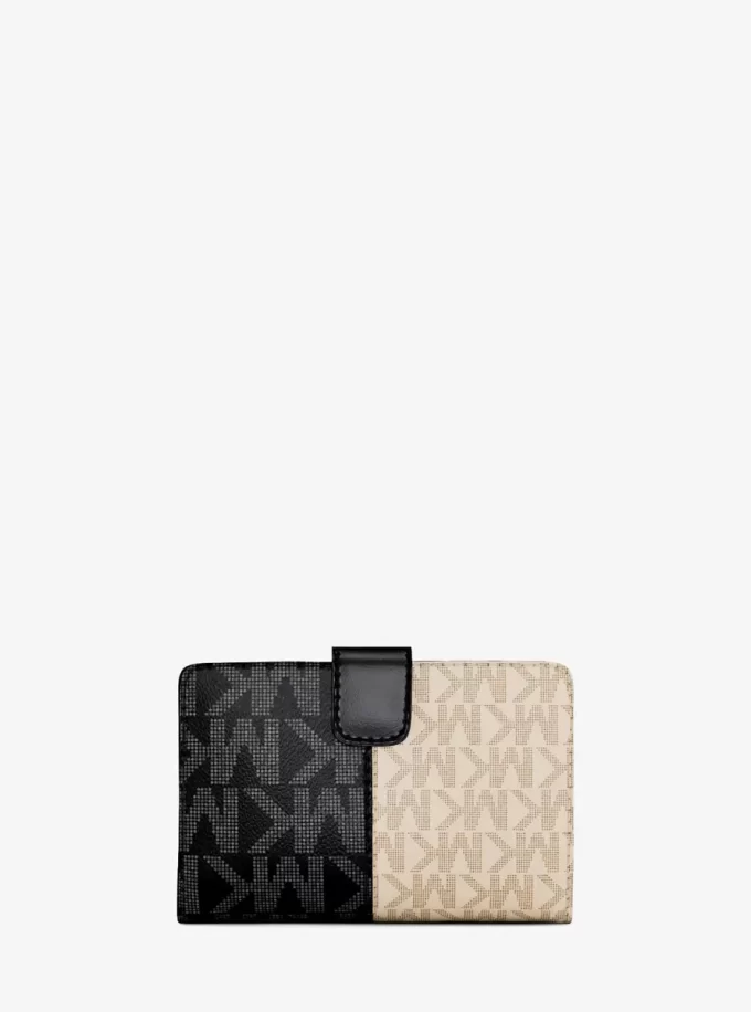 Jet Set Medium Two-Tone Logo Wallet Jet Set Medium Two-Tone Logo Wallet