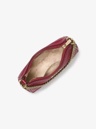 Jet Set Reisetasche aus genarbtem Leder, wandelbar als Umhängetasche