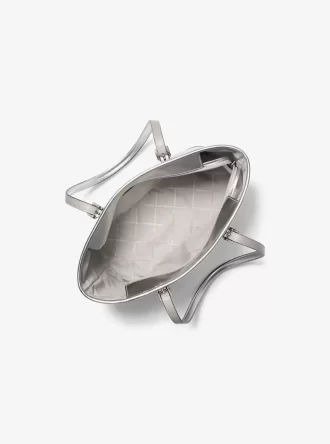 Jet Set Reisetasche, klein, mit Metallic-Logo und Reißverschluss