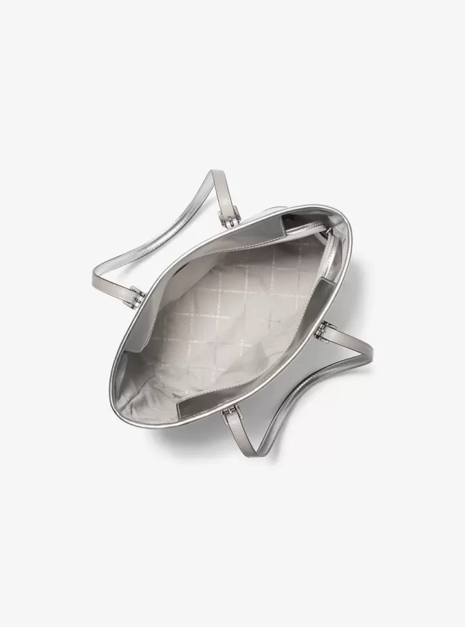 Jet Set Reisetasche, klein, mit Metallic-Logo und Reißverschluss