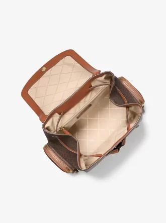 Jet Set Rucksack mit großem Logo Jet Set Rucksack mit großem Logo