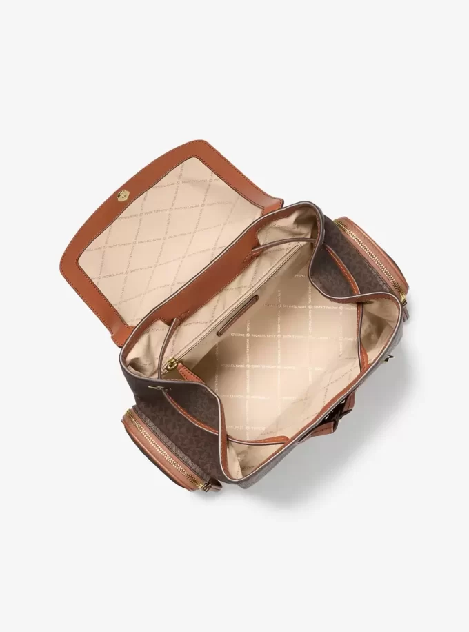 Jet Set Rucksack mit großem Logo