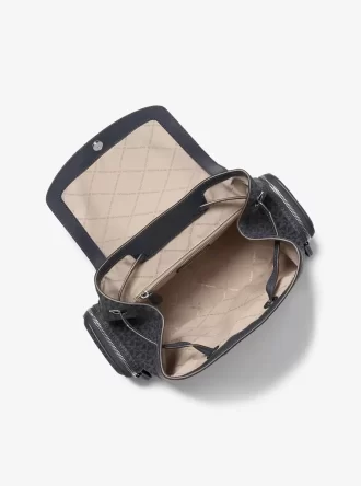 Jet Set Rucksack mit großem Logo