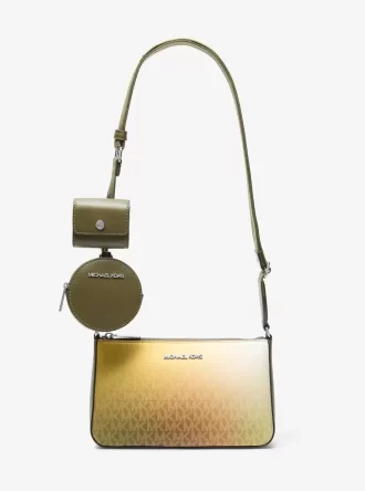 Jet Set Small Ombré Signature Logo Crossbody Bag mit Etui für Apple AirPods Pro®