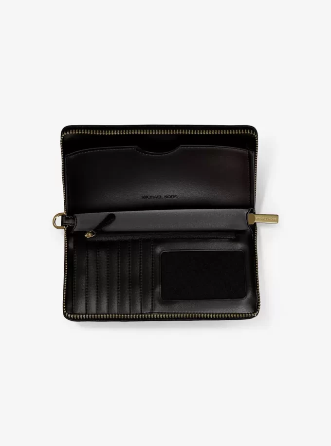 Jet Set Smartphone-Geldbörse mit großem Logo Jet Set Smartphone-Geldbörse mit großem Logo