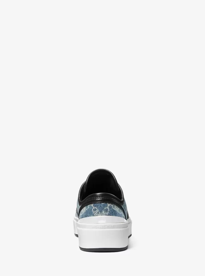 Jude Empire Diamond Jacquard Denim Sneaker