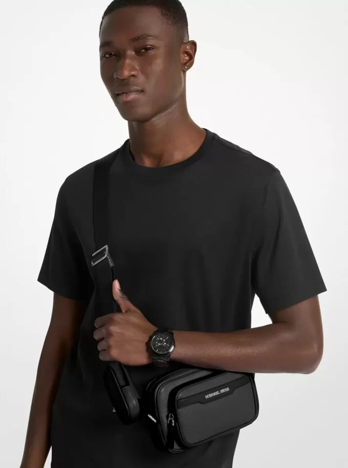 Kameratasche aus genarbtem Leder von Cooper