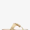 Kiernan Metallic Leder Sandale
