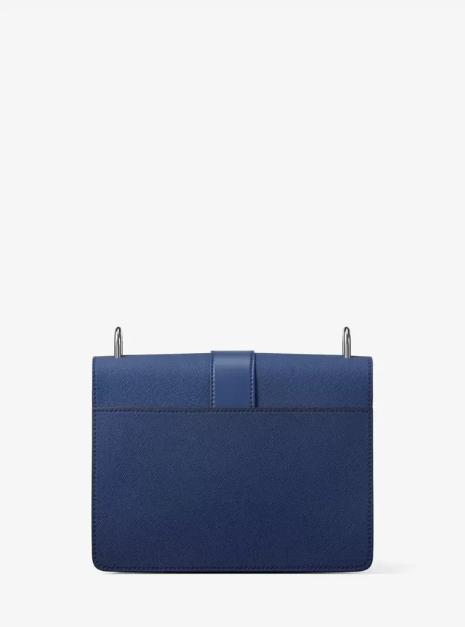 Kleine Greenwich Umhängetasche aus Saffiano-Leder