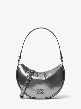 Kyla Kleine, voluminöse, metallisch schimmernde, wandelbare Pochette