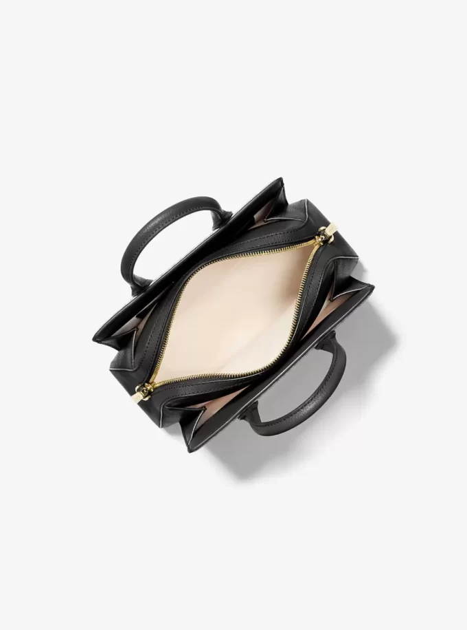 Laila Kleine Handtasche aus genarbtem Leder