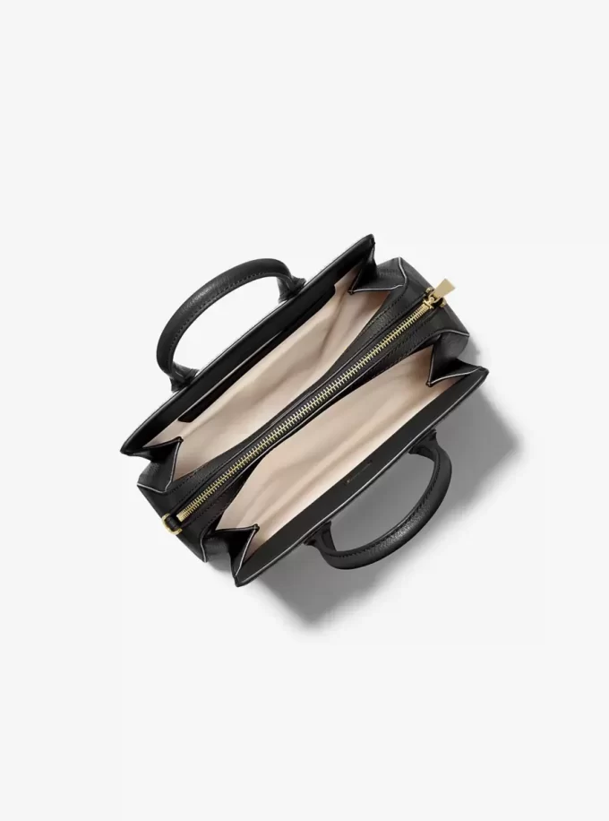 Laila Kleine Handtasche aus genarbtem Leder