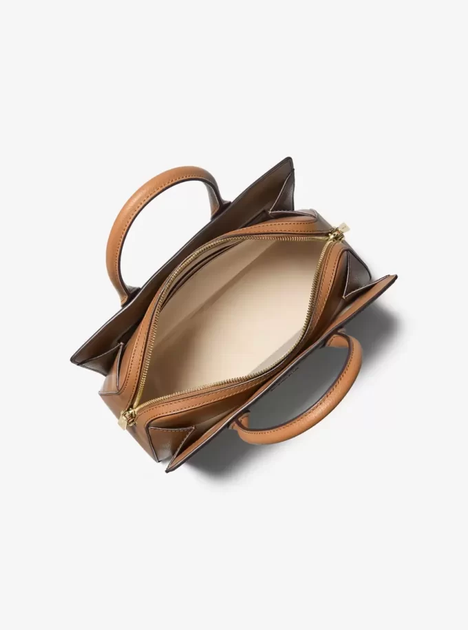 Laila Medium Signature Logo Satchel Laila Medium Signature Logo Satchel