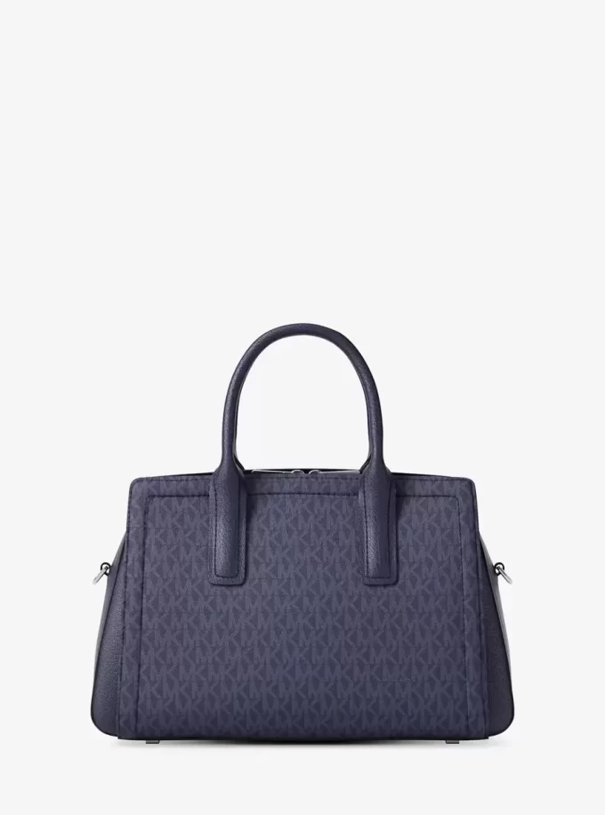 Laila Medium Signature Logo Satchel