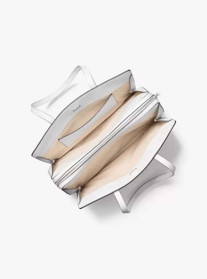 Laila Medium Tragetasche aus genarbtem Leder