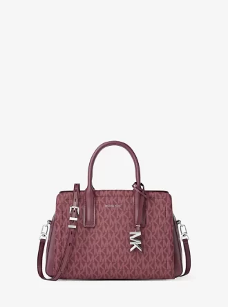 Laila Small Signature Logo Satchel