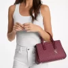 Laila Small Signature Logo Satchel Laila Small Signature Logo Satchel