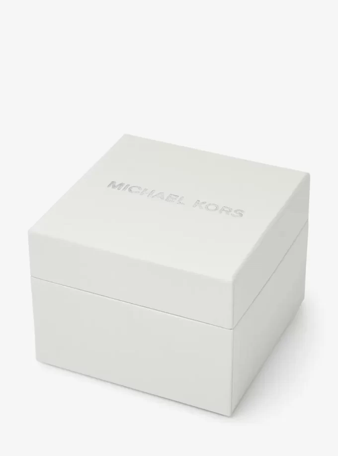 Lennox Damen- und Herren-Uhrenset mit Pavé-Besatz