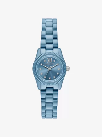 Limitierte Petite Lexington Uhr in Blau