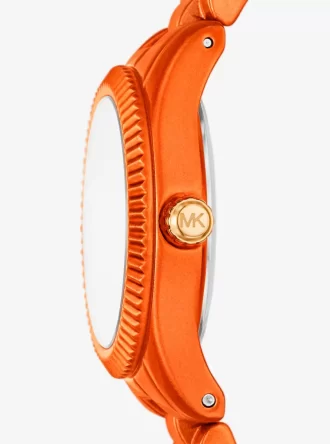 Limitierte Petite Lexington Uhr in Orange-Optik