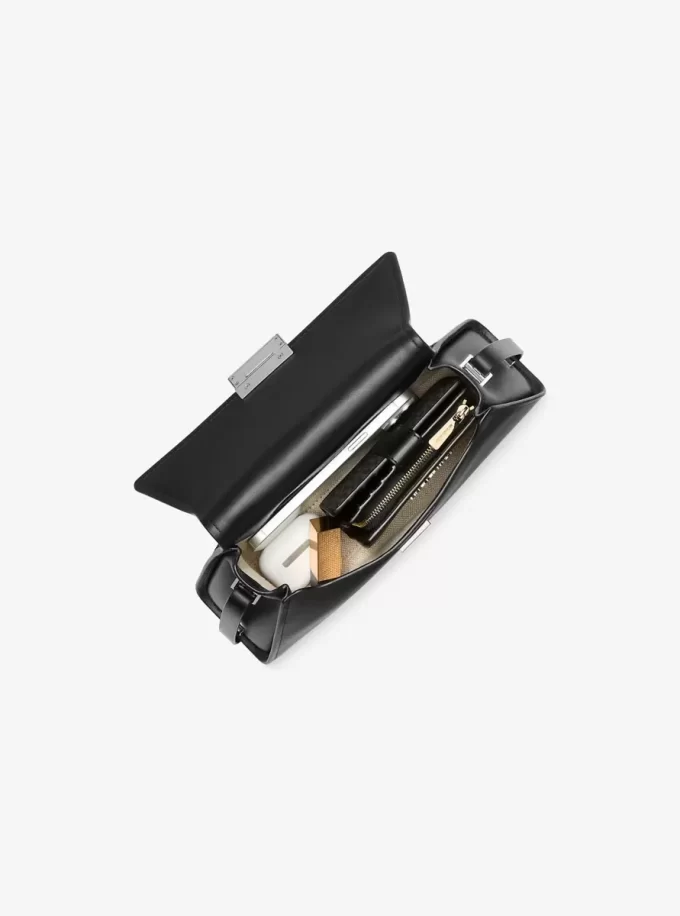 Ludlow Schultertasche aus Leder, mittelgroß