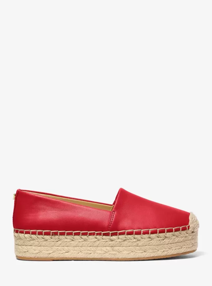 Lynn Leder-Plateau-Espadrille