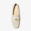 Mandy Leder- und Logo-Mokassin-Loafer