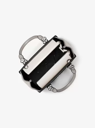 Marilyn Kleine Umhängetasche aus Saffiano-Leder mit Farbblock-Design