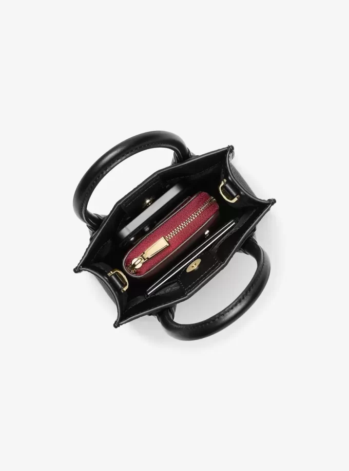 Mercer Extra-kleine Umhängetasche aus genarbtem Leder