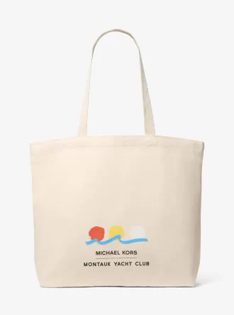 Michael Kors x Montauk Yacht Club Tragetasche aus Baumwoll-Canvas