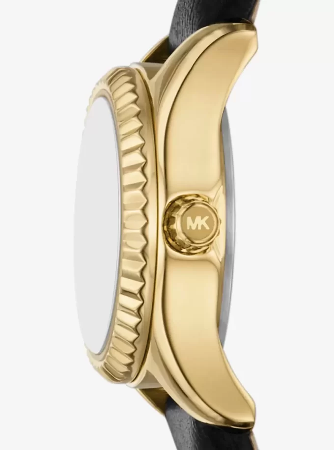 Micro Lexington Lederuhr