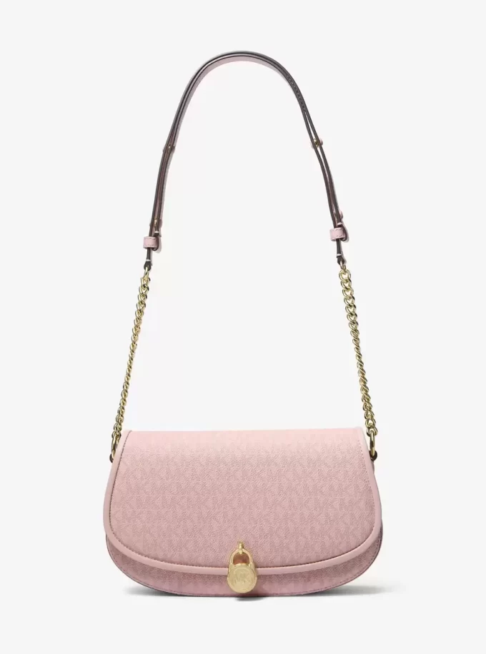 Mila Medium Messenger Bag mit charakteristischem Logo