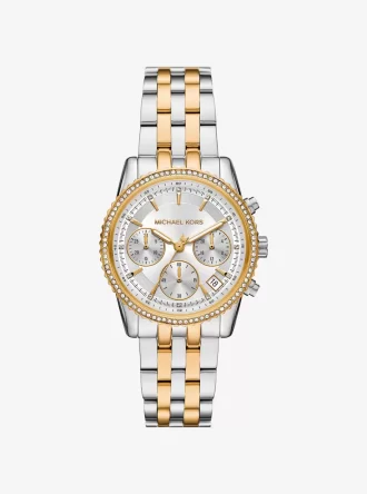 Mini Bryant Pavé Zweifarbige Uhr