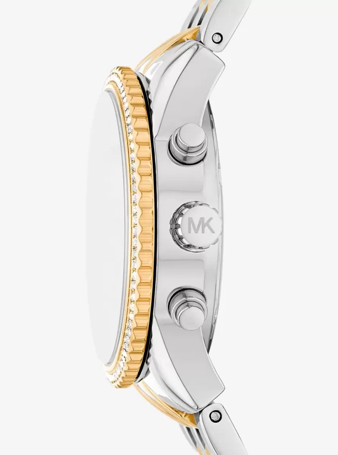 Mini Bryant Pavé Zweifarbige Uhr