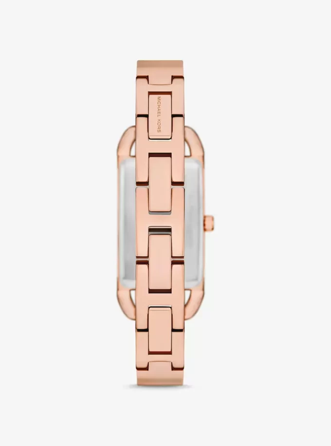 Mini Empire Pavé Roségoldfarbene Armreifuhr Mini Empire Pavé Roségoldfarbene Armreifuhr