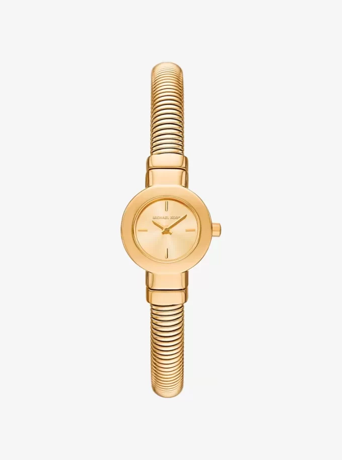 Mini Gramercy Goldfarbene Uhr