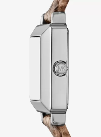 Mini Gwynn Schlangengeprägte Lederuhr