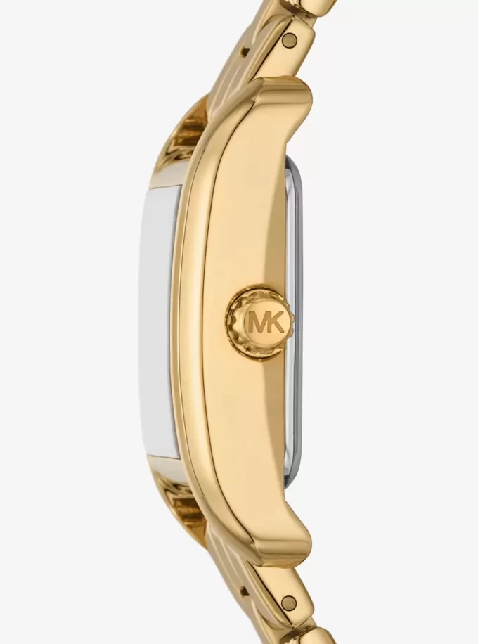 Mini Monroe Goldfarbenes Uhren- und Schmuck-Geschenkset