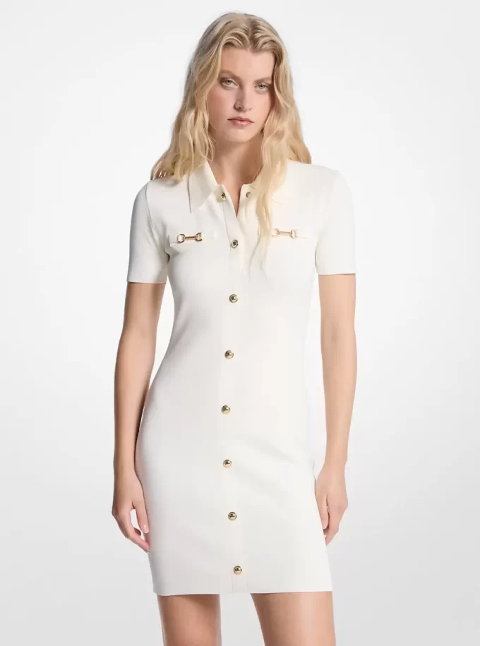 Minikleid aus Viskosemischung