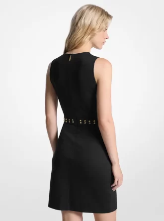 Minikleid mit Nieten