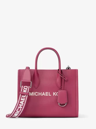 Mirella Kleine, wandelbare Umhängetasche aus genarbtem Leder