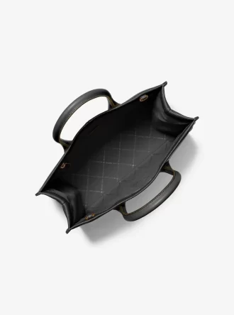 Mirella Medium Tragetasche aus genarbtem Leder