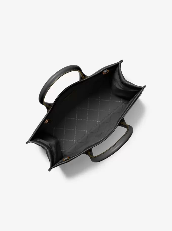 Mirella Medium Tragetasche aus genarbtem Leder