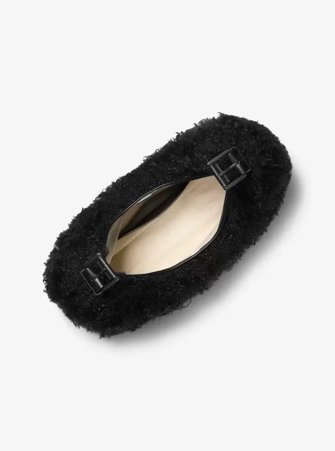 Nolita Große Hobo-Schultertasche aus Kunstfell